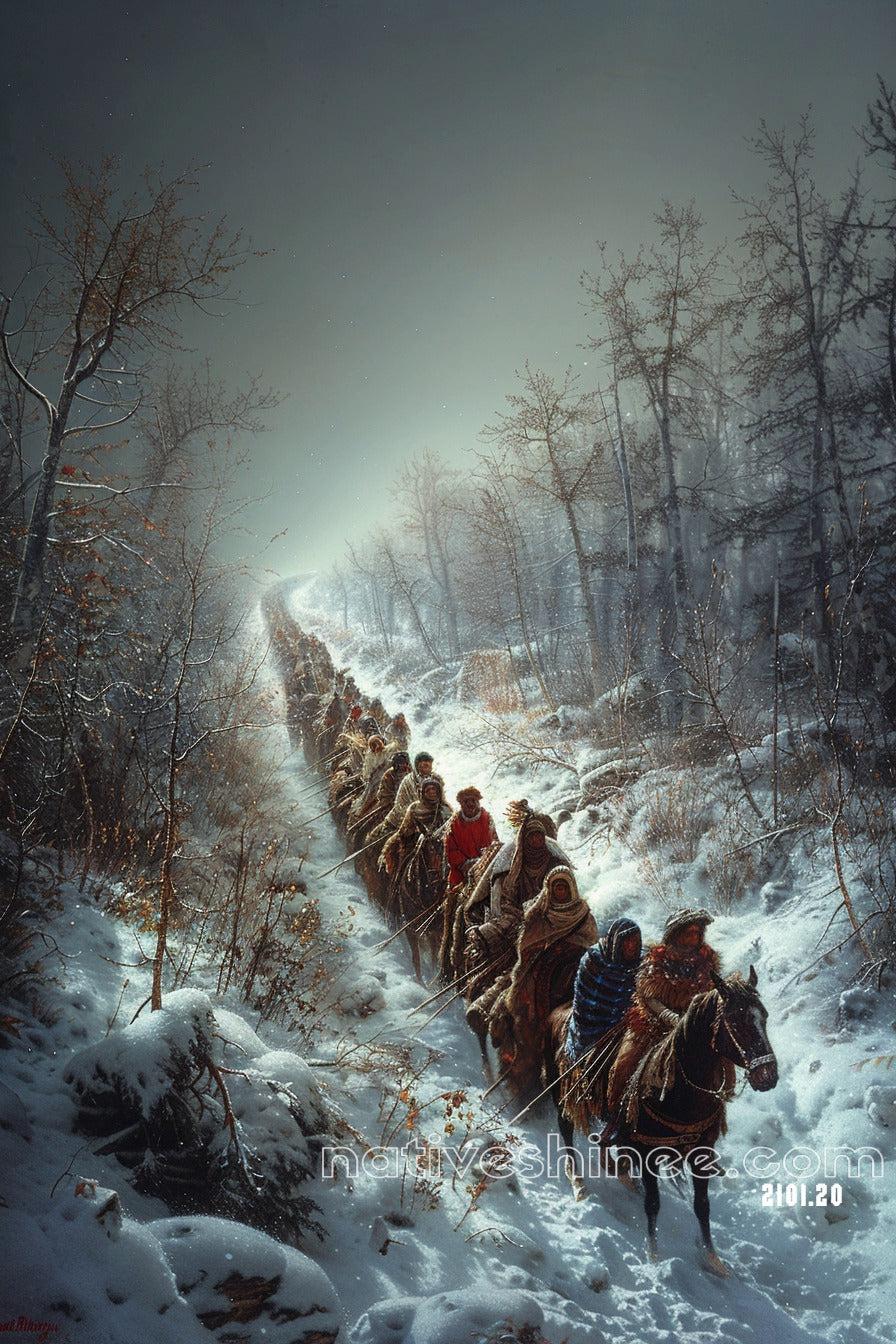 Light Of Resilience Native American Canvas