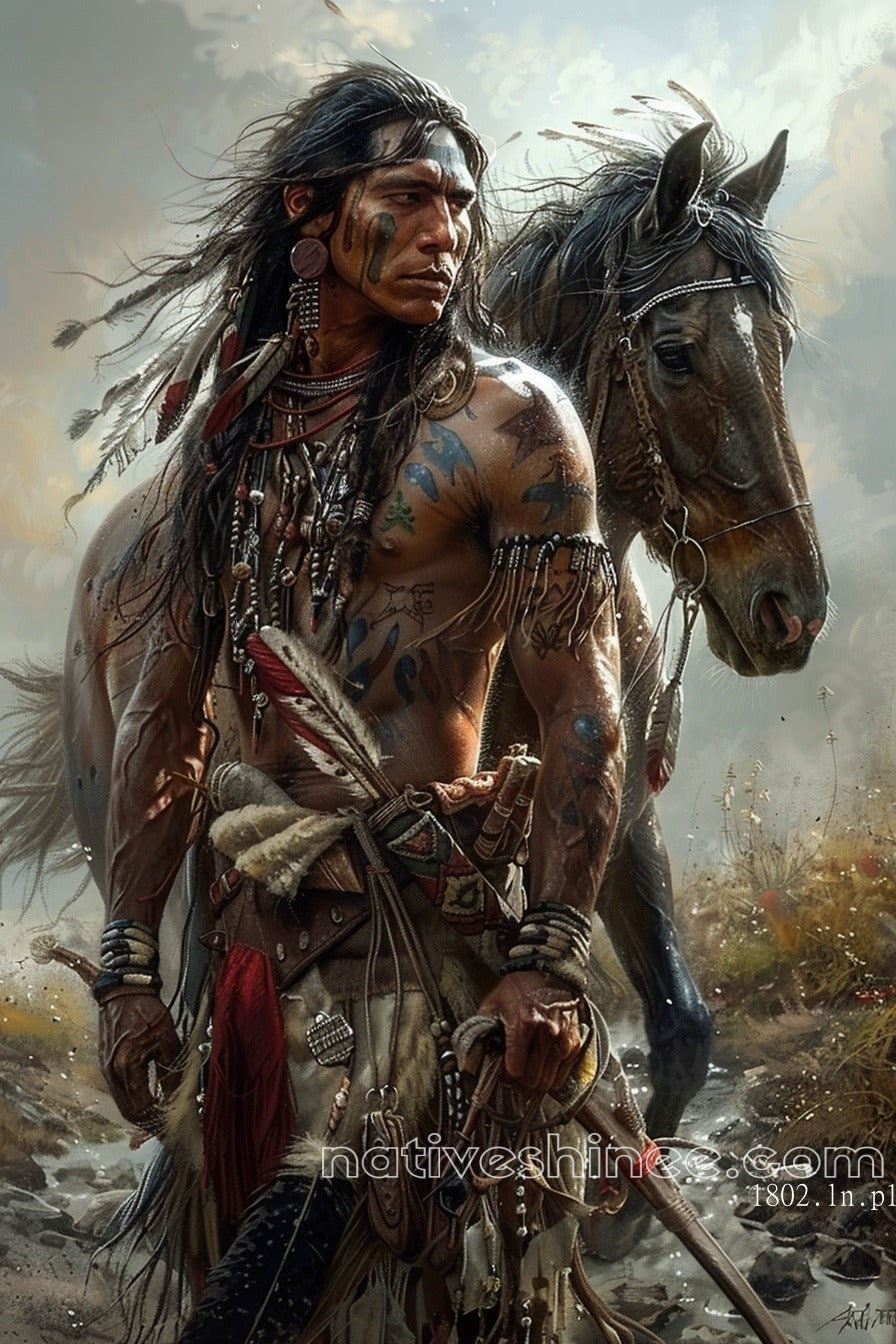 Courage Native American Canvas