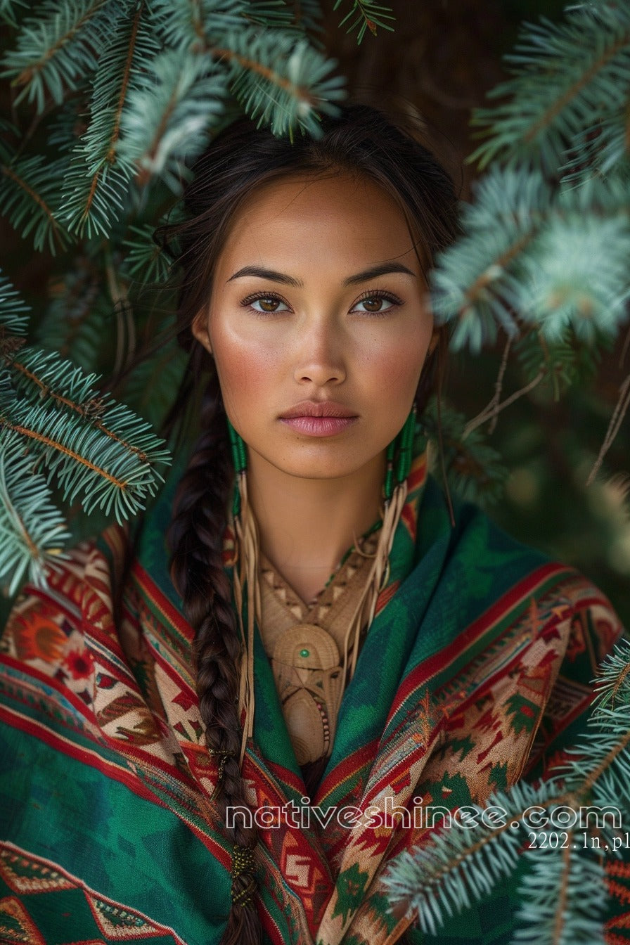 Spirit of the Forest Native American Canvas