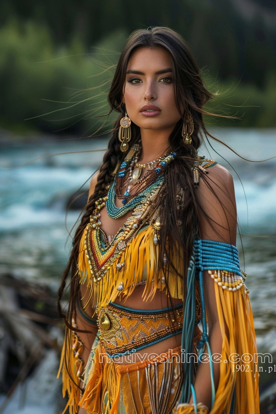 Spirit of the River: Native American Canvas