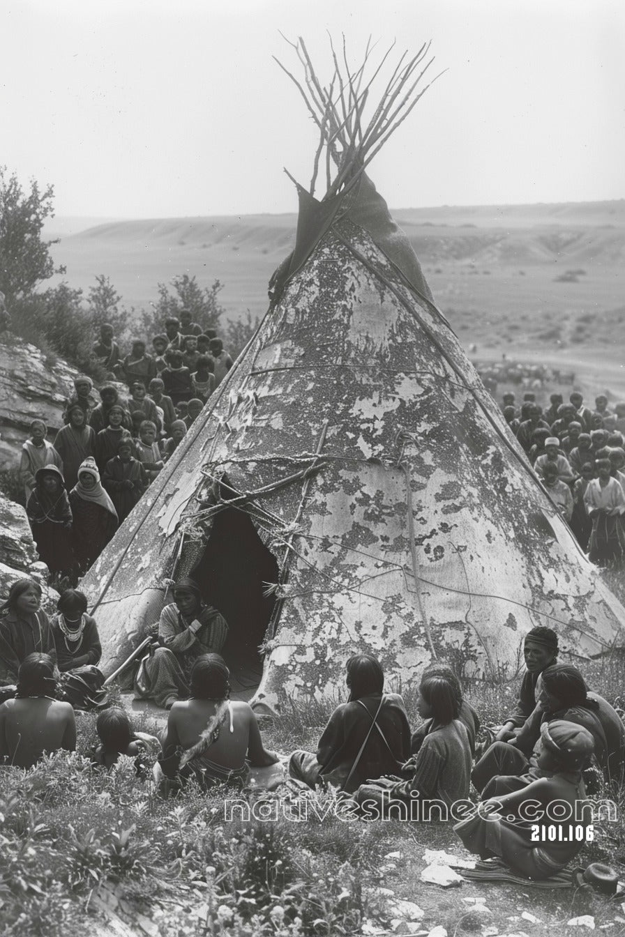 Wind Carries Native American Canvas