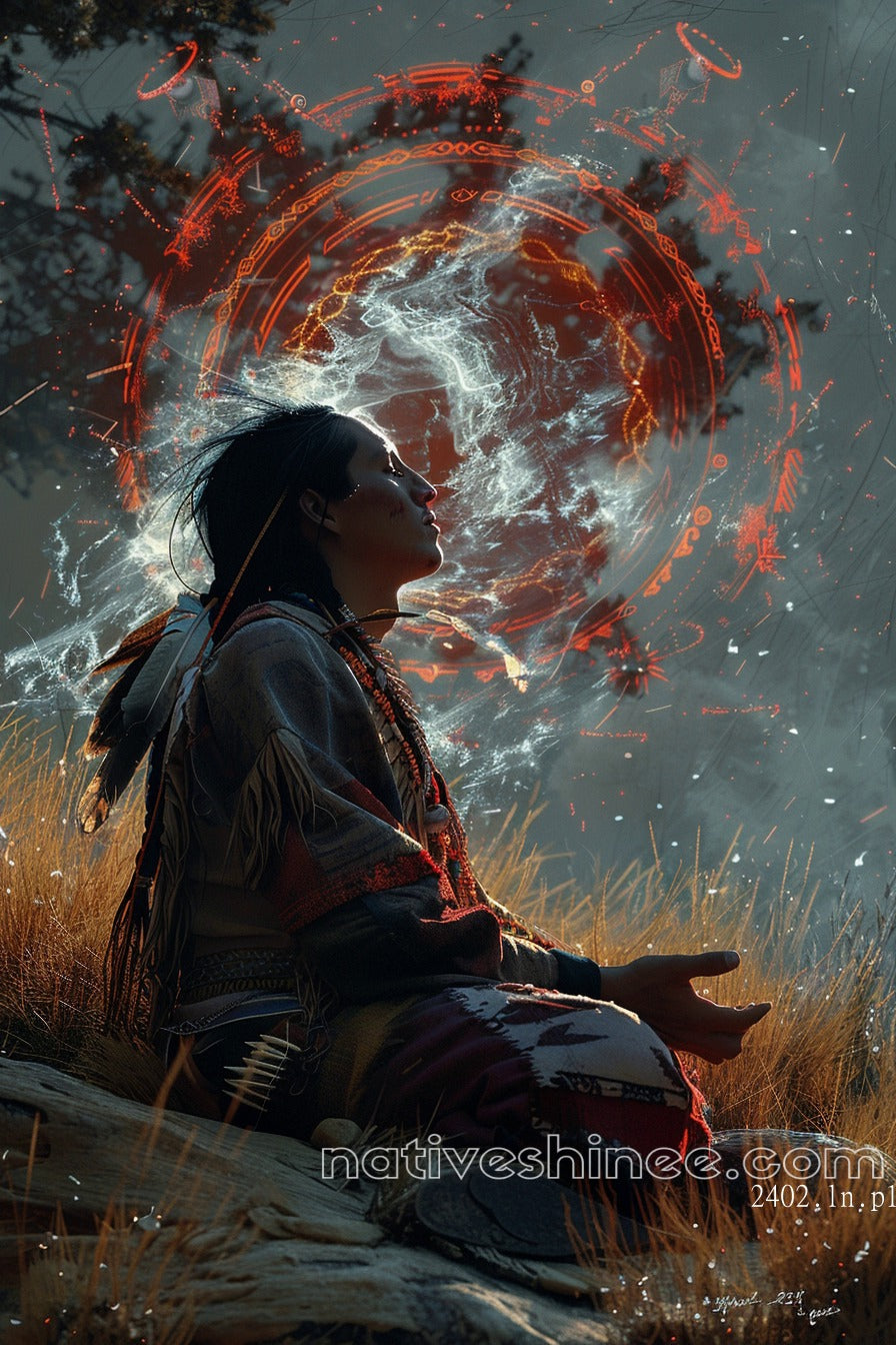 Whispers of the Ancestors Native American Canvas