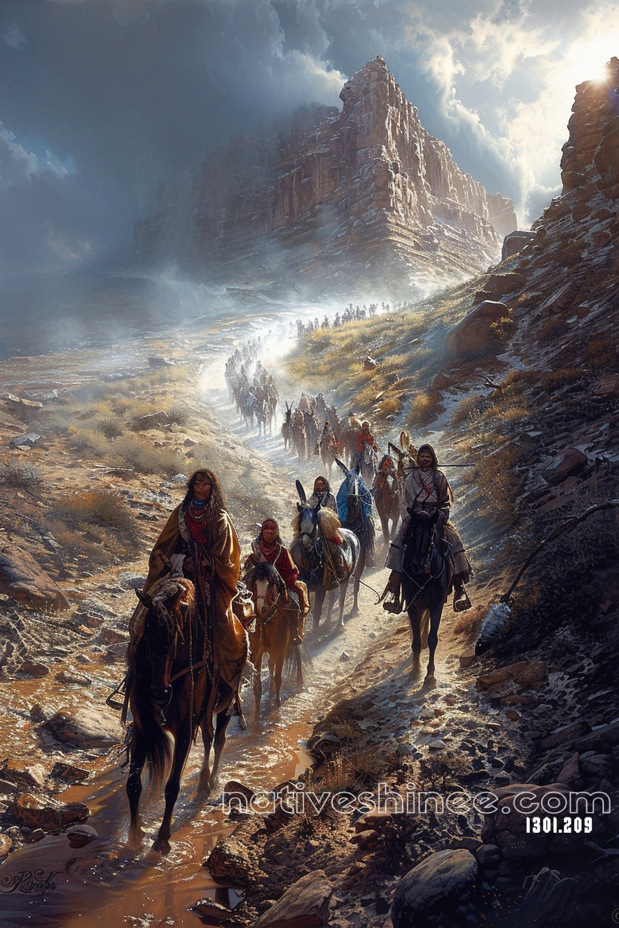 Sorrow And Hope Native American Canvas