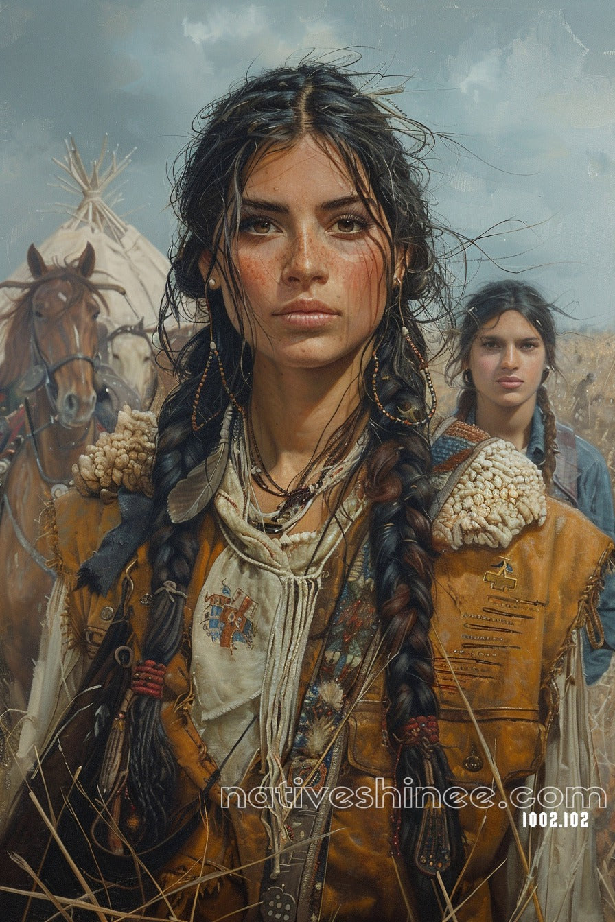 The Bridge Native American Canvas