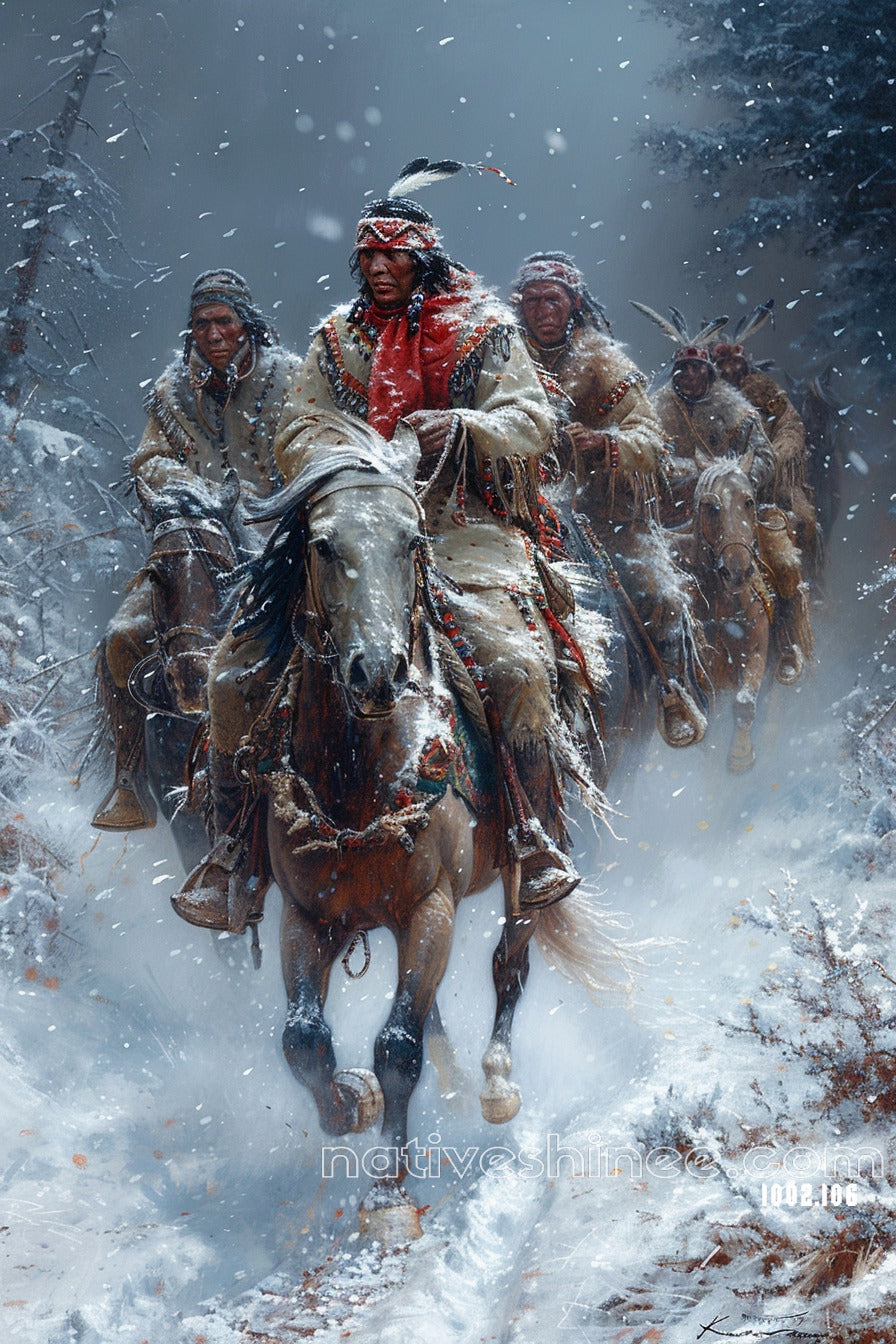 Strong Remain Native American Canvas