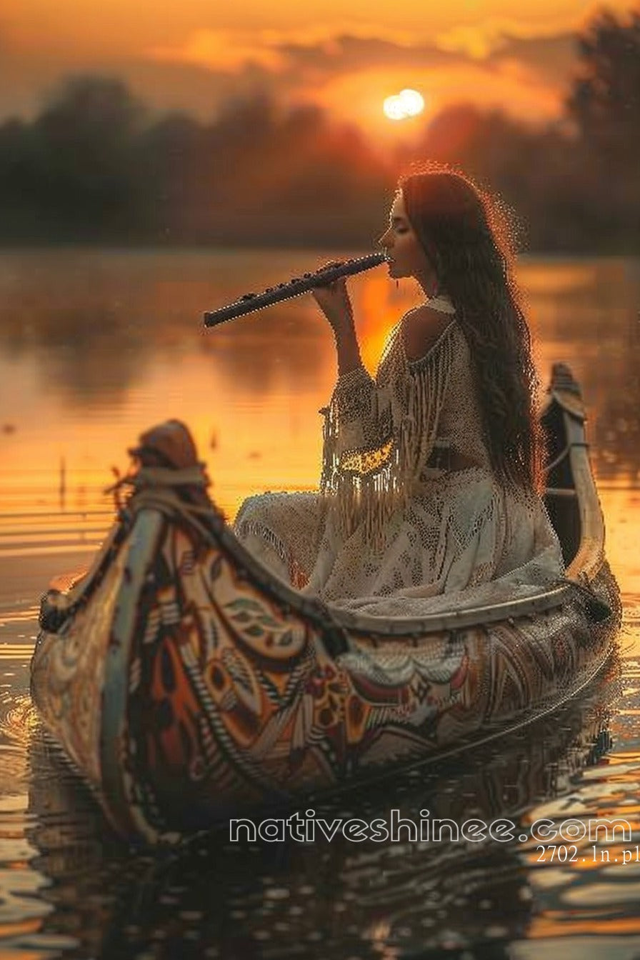 Song of the Water Spirit Native American Canvas