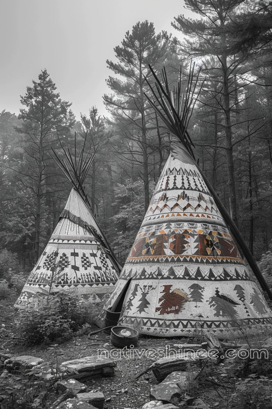 Echoes of the Ancestors Native American Canvas