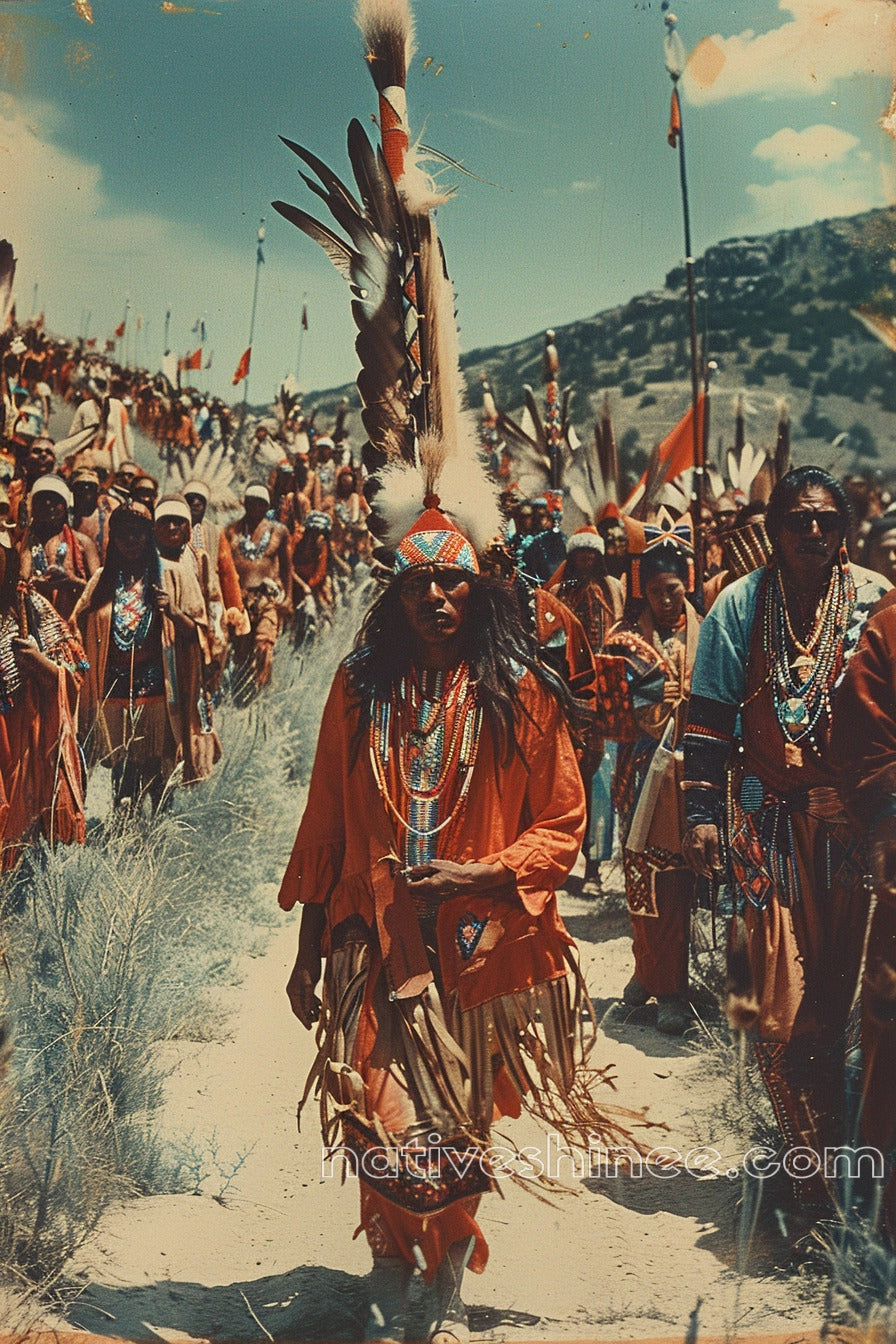 The Spirit of the Cheyenne Native American Canvas