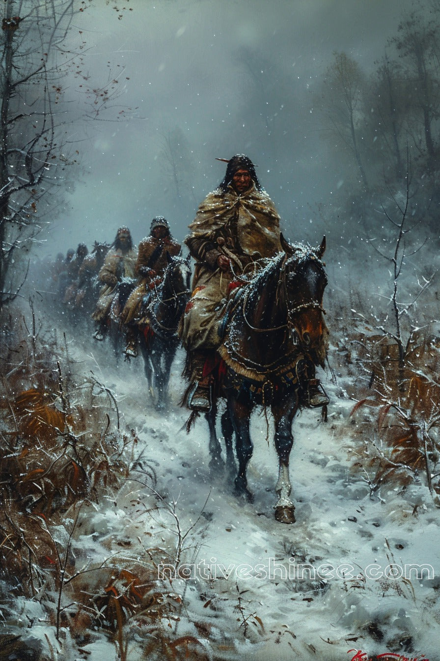 Endurance of the Warriors Native American Canvas