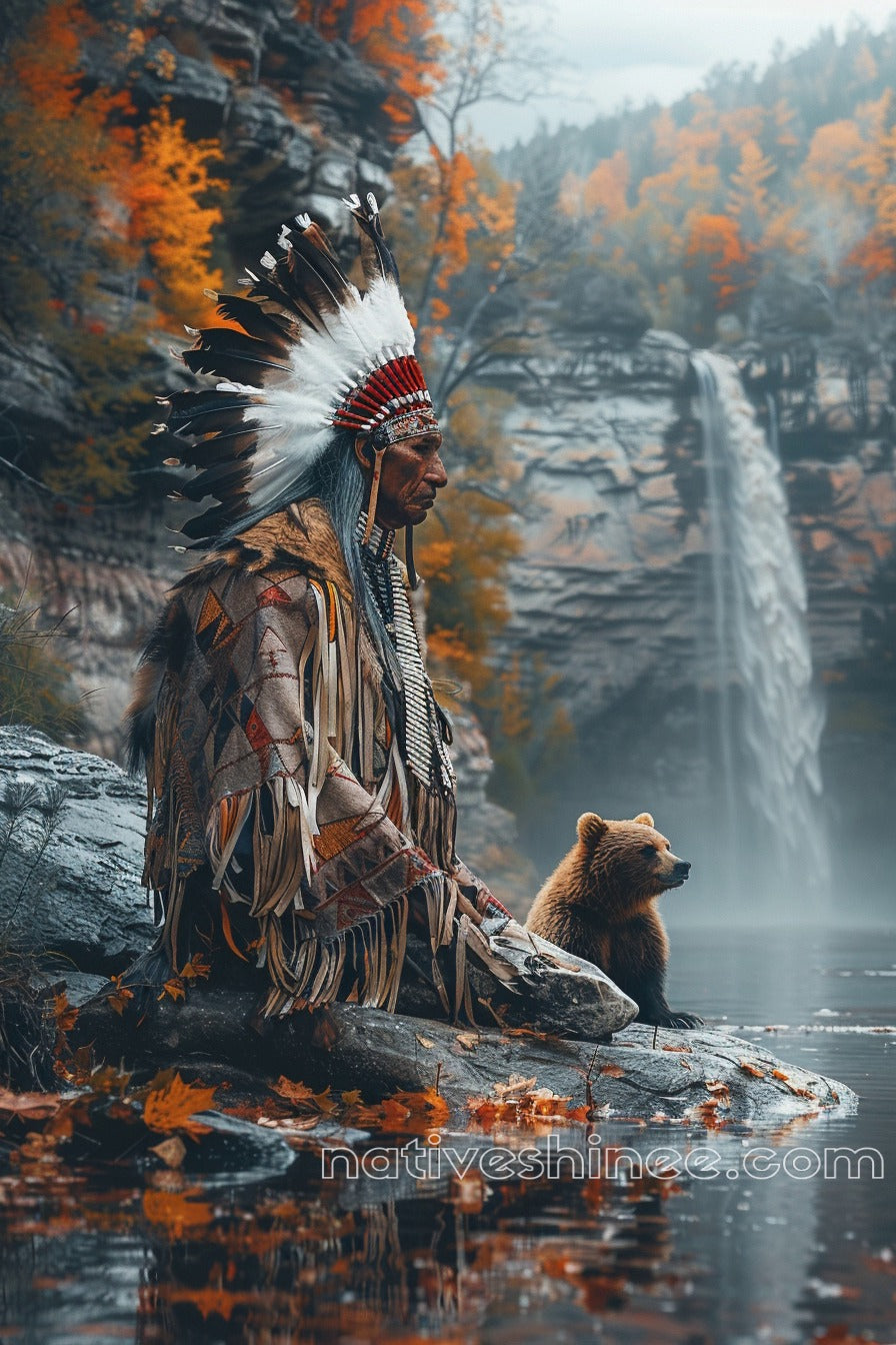 Wisdom of the Wild: Native American Canvas