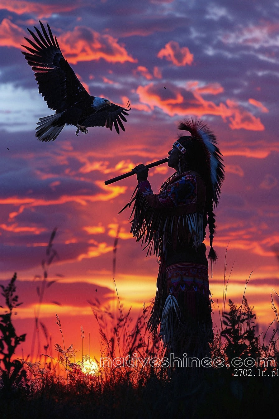 Song of the Eagle Native American Canvas