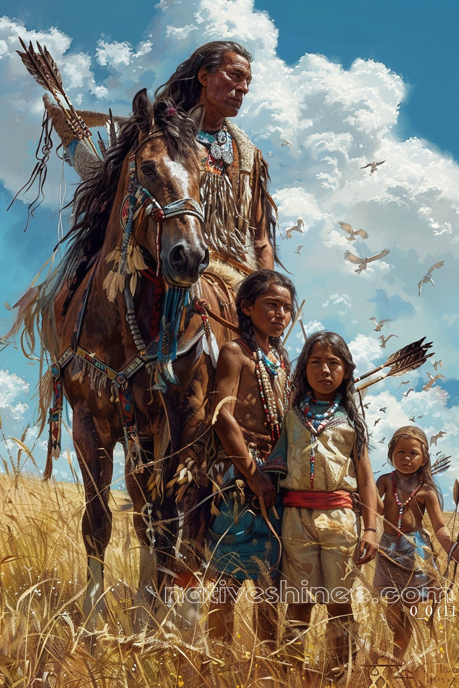 Legacy of the Sky Native American Canvas