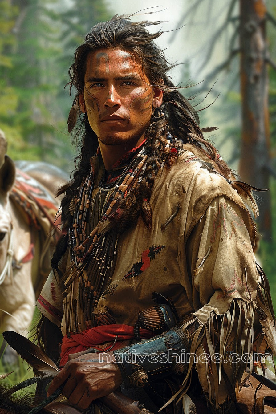 Marked by Strength Native American Canvas