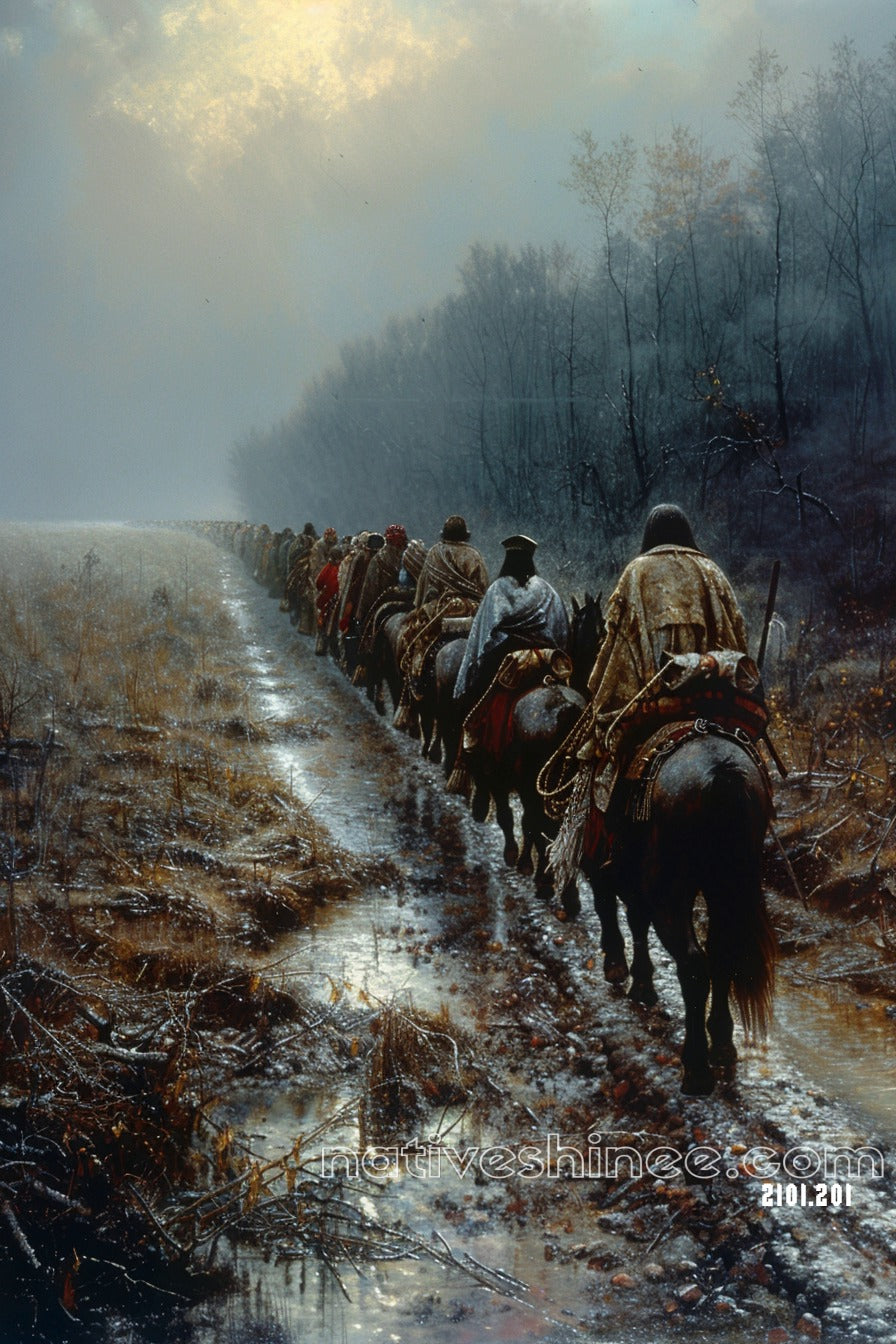 Ancestors' Guide Native American Canvas