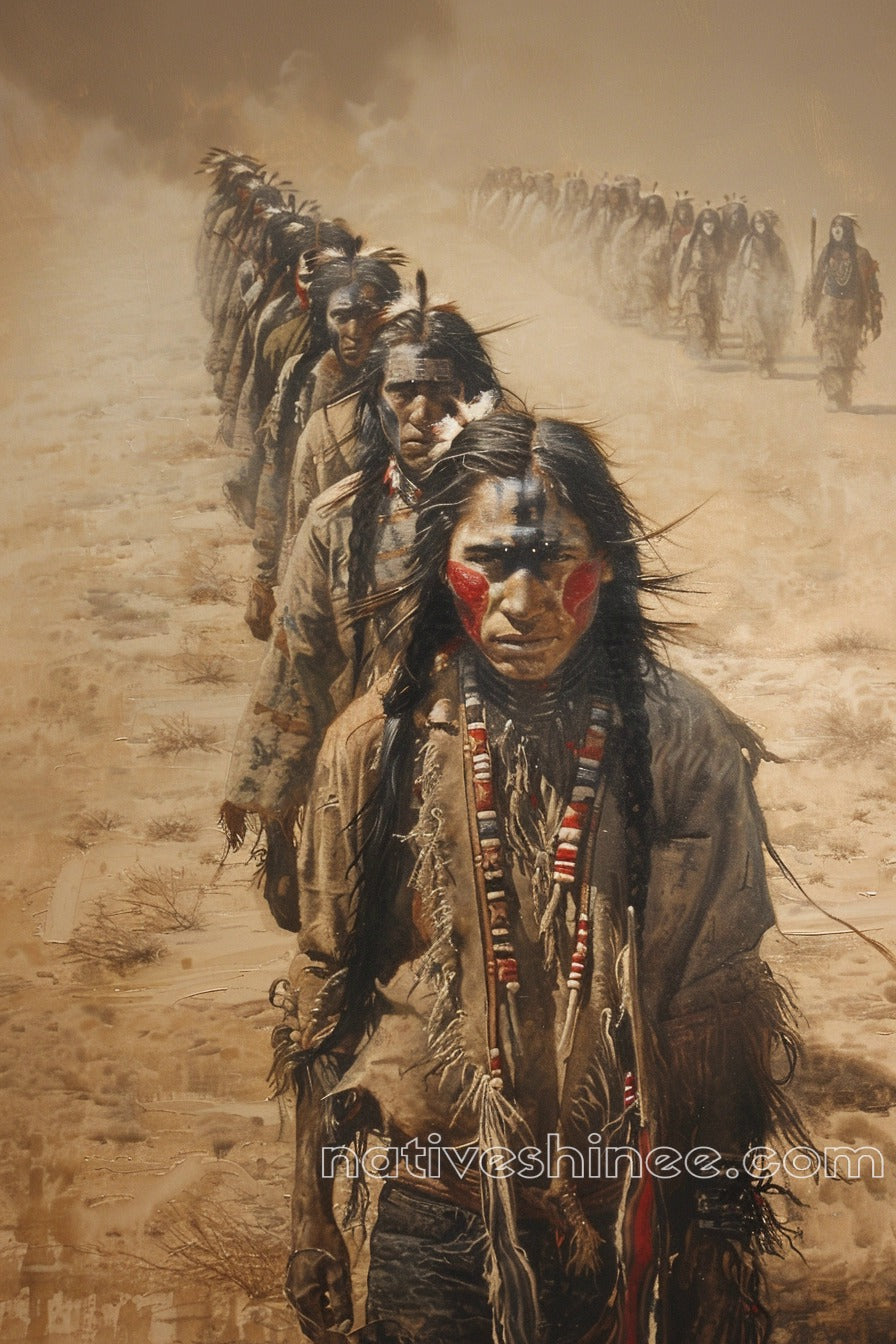Warriors in the Dust: Native American Canvas