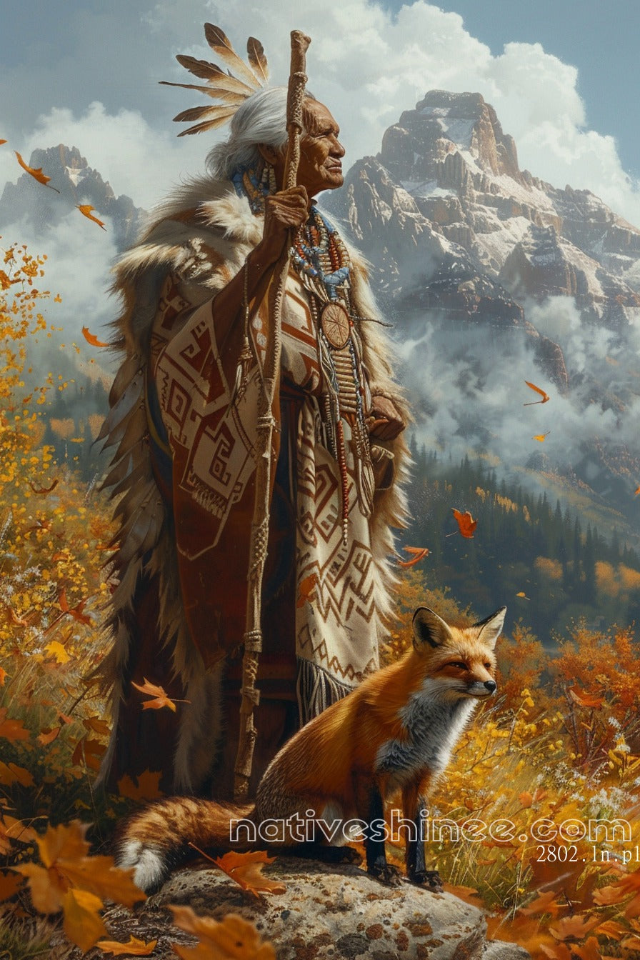 The Great Spirit Native American Canvas