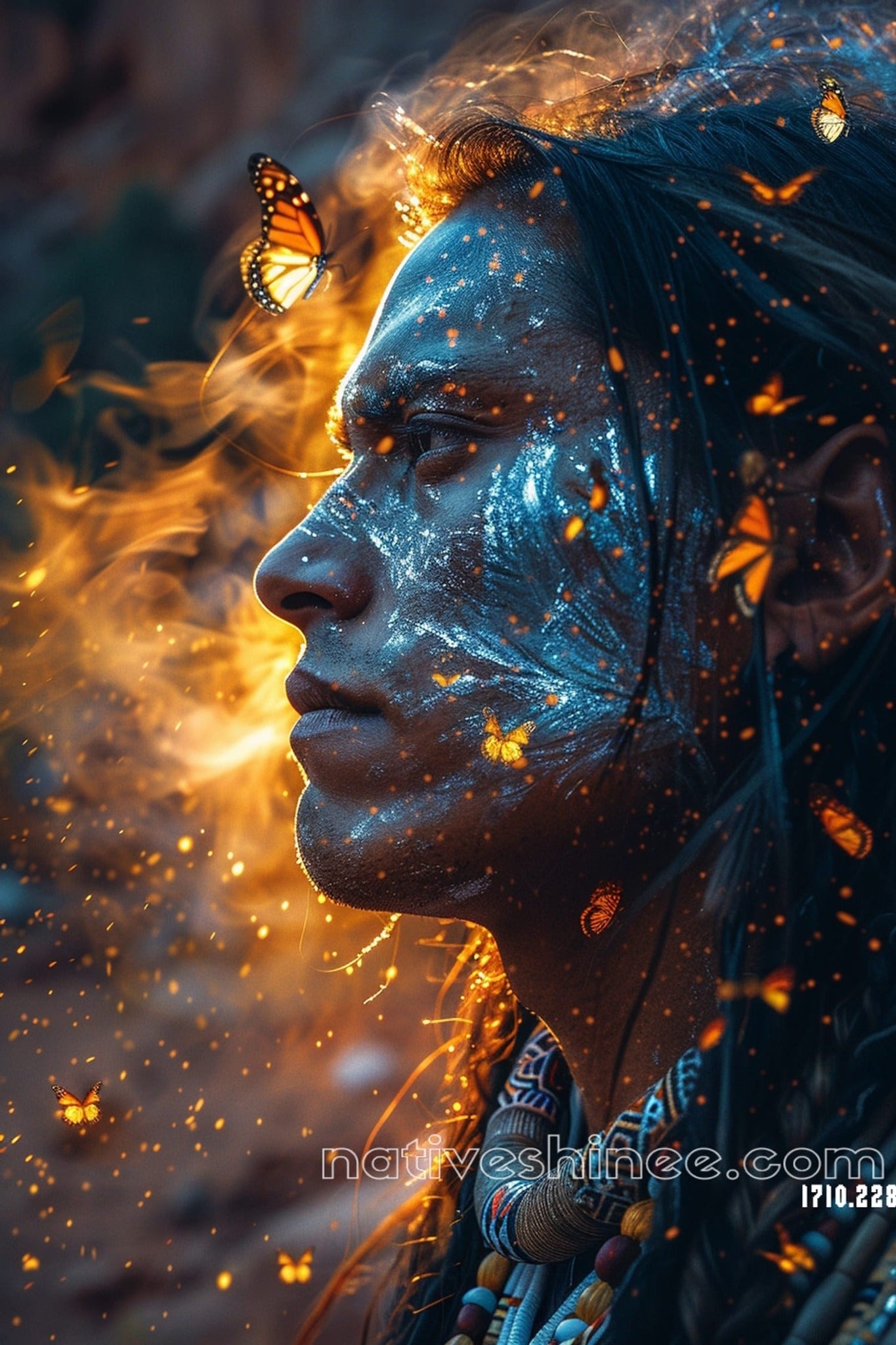 Strength of the Land Native American Canvas