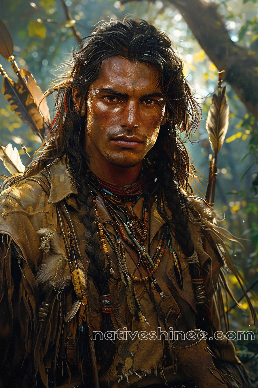 Eyes of Generations Native American Canvas