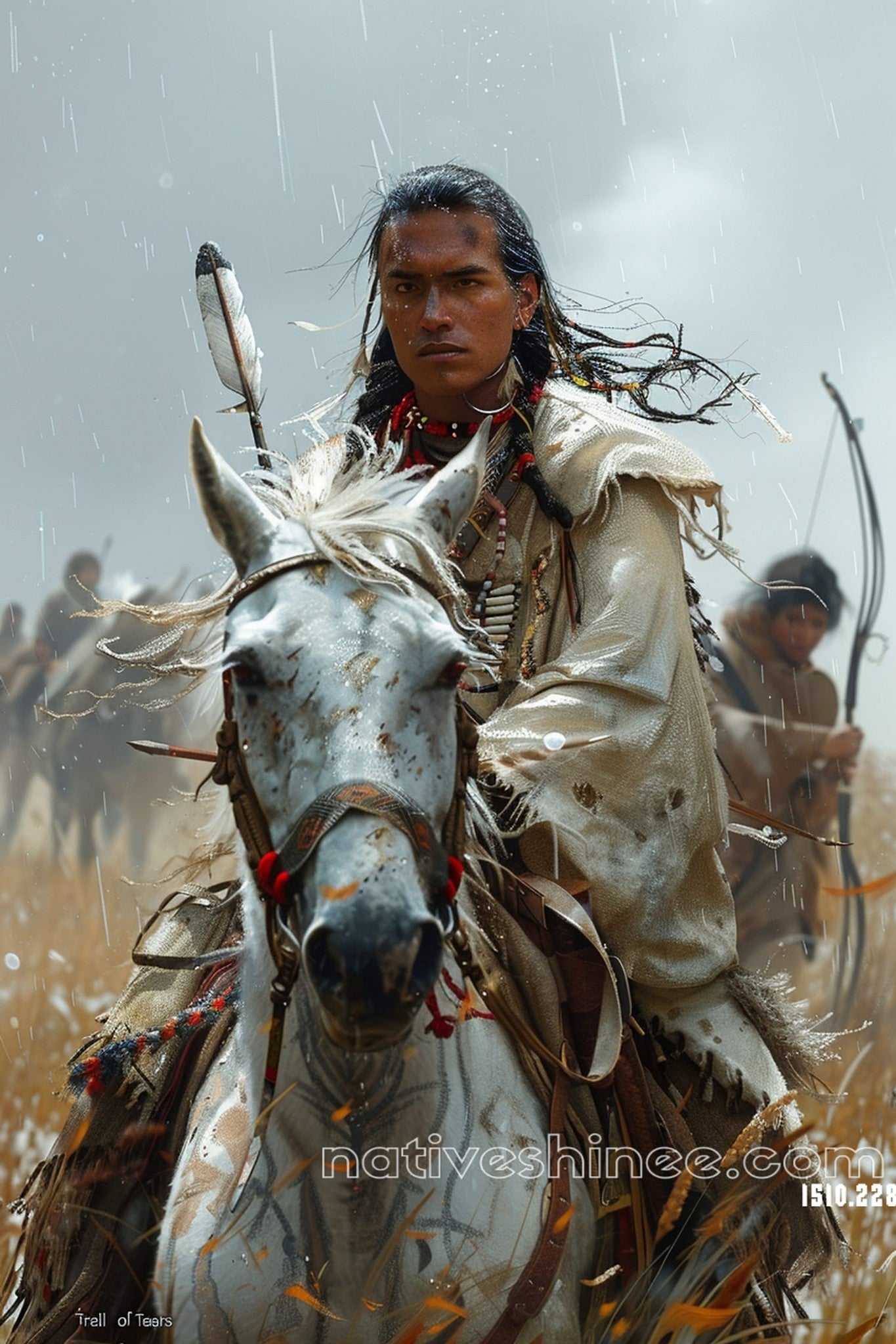 Warrior Strength Native American Canvas