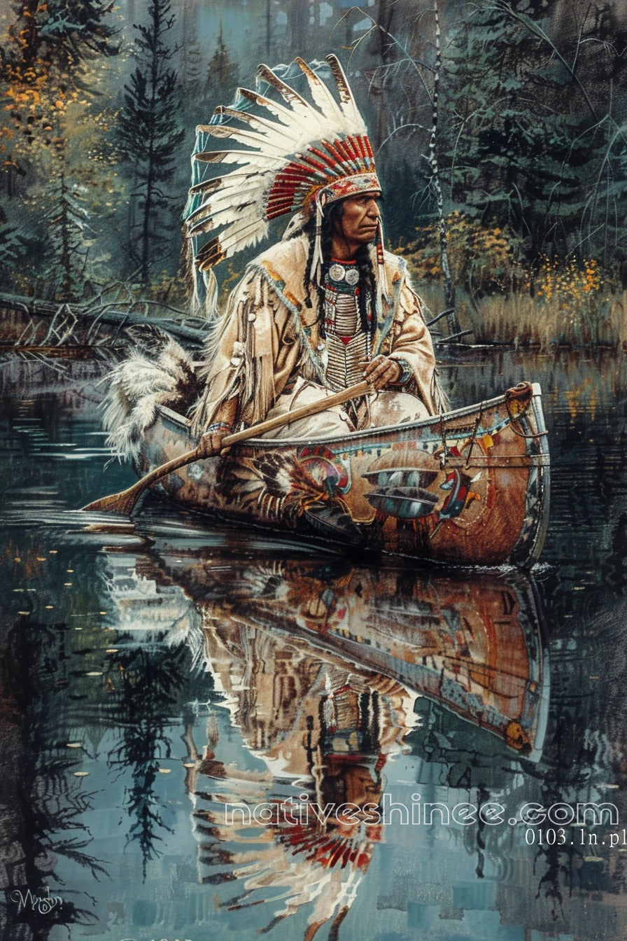 The Soul Native American Canvas