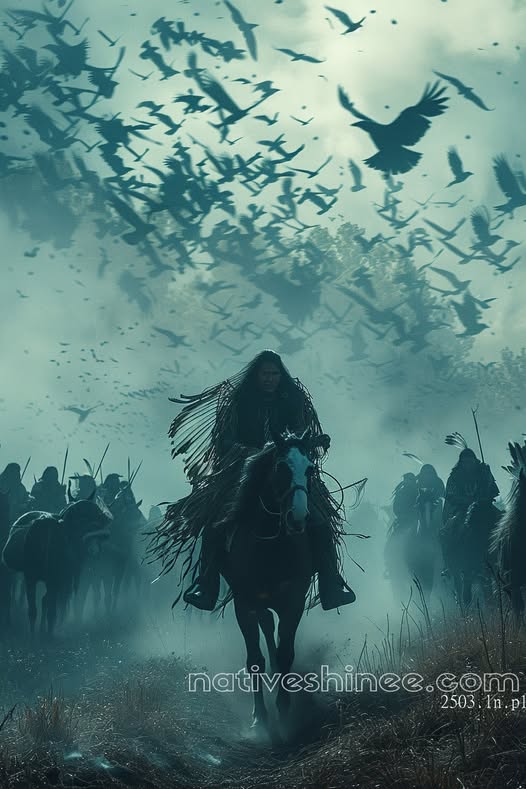 Warrior of the Mist Native American Canvas