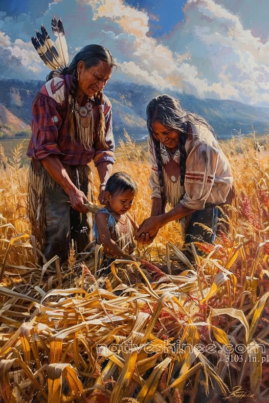 Earth's Embrace Native American Canvas