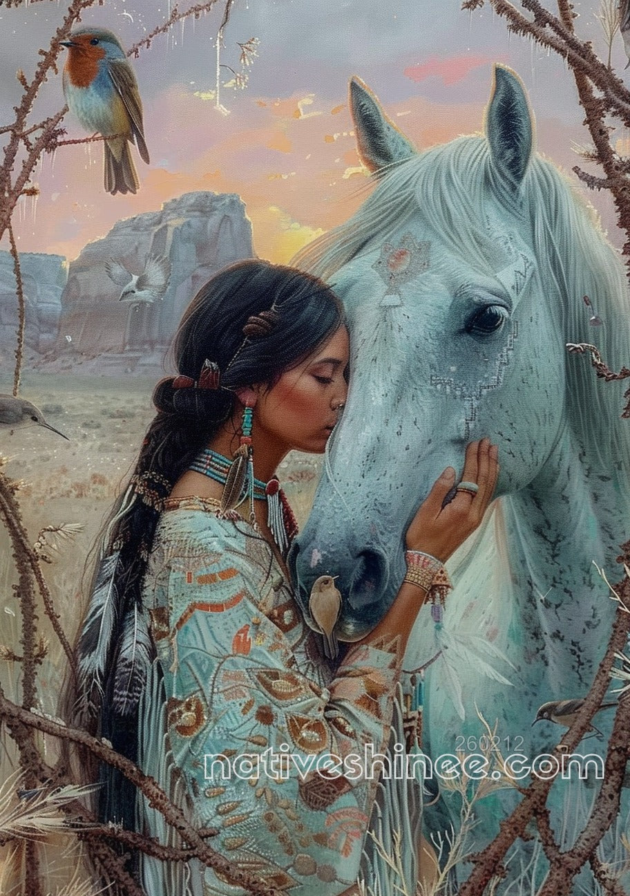 Sacred Whisper at Dawn Canvas