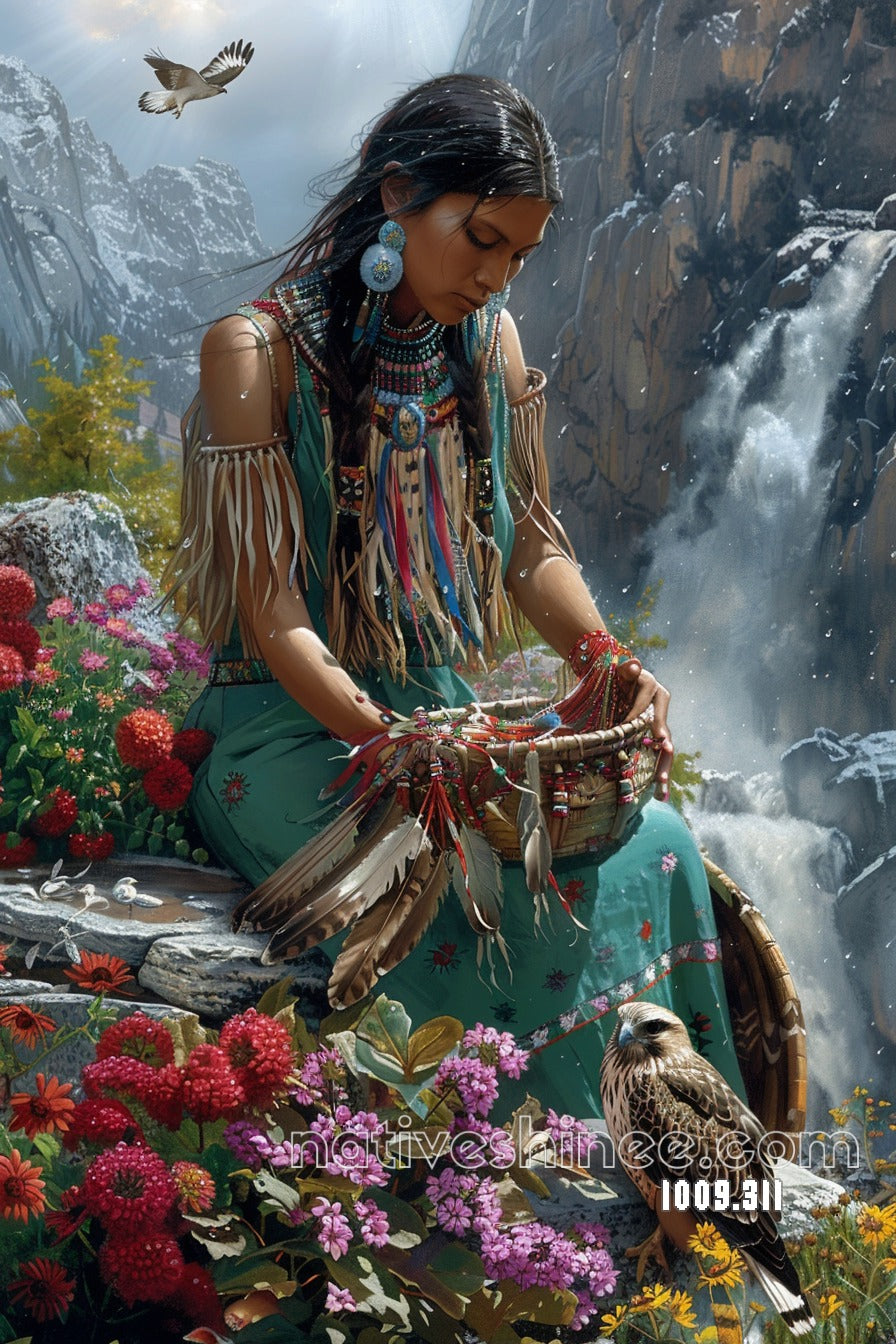 Basketwork at Falls’ Edge Canvas