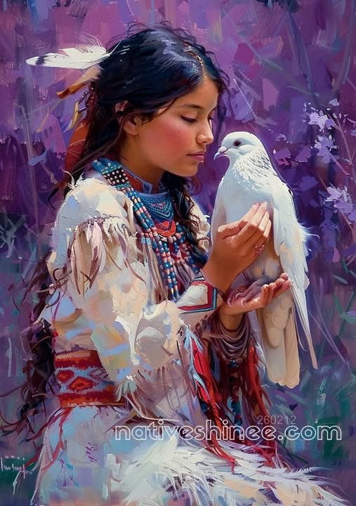Hands of Peace with White Dove Canvas