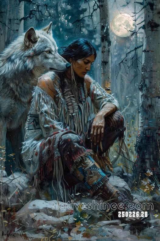 Moonlit Guardian Canvas