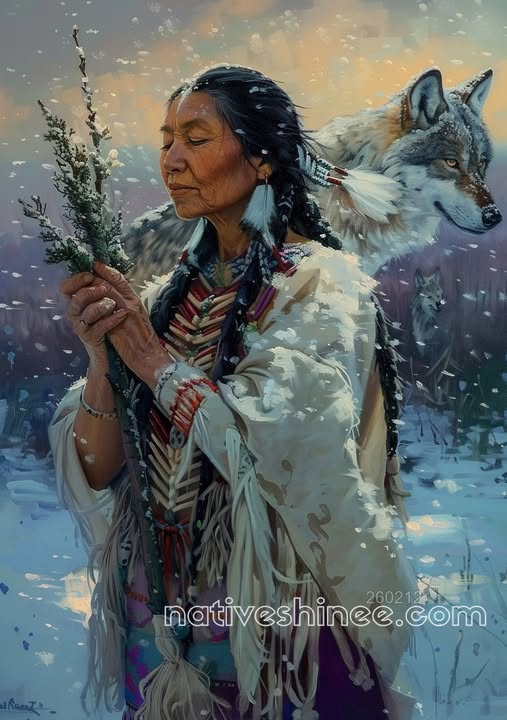 Winter Prayer in Stillness Canvas