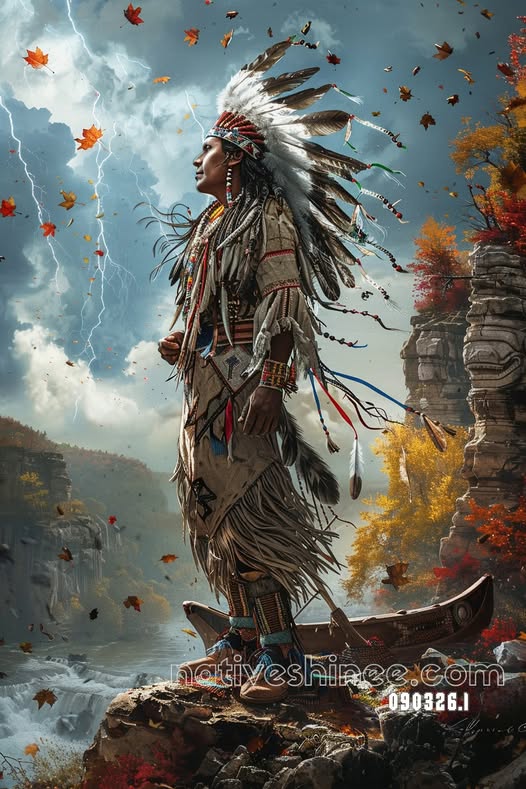 Standing Where Thunder Speaks Canvas