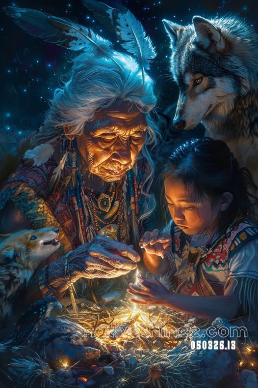 Wisdom Beneath the Starfire Canvas