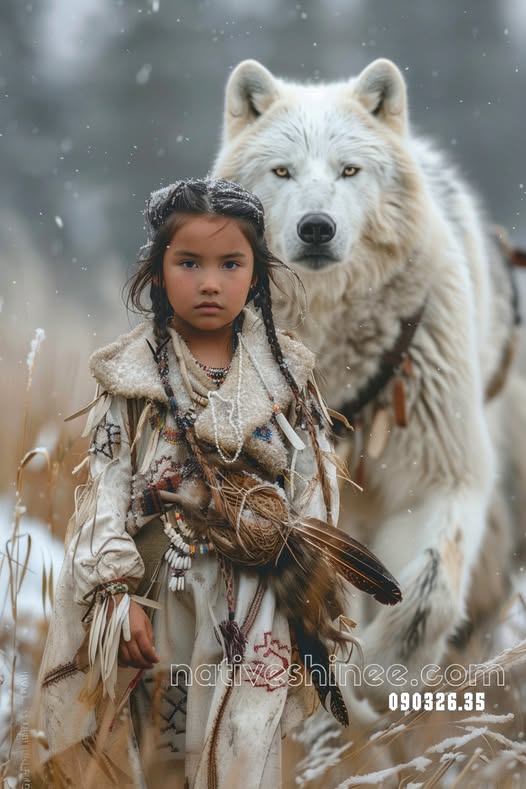 Child of the Winter Field Canvas