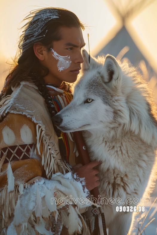 Wolf Brother at Daybreak Canvas