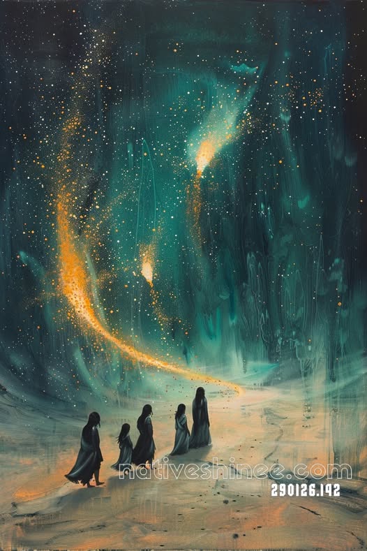 Guided by the Fire in the Sky Canvas