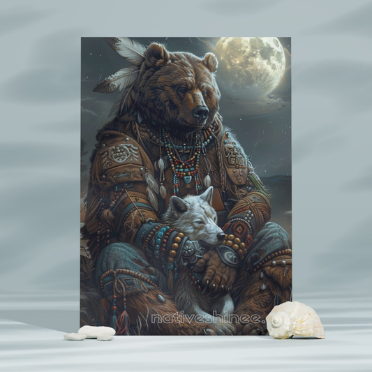 Circle of Respect Native American Canvas