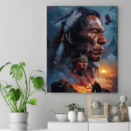 Legacy of the Land Native American Canvas