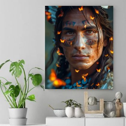 Spirit of Transformation Native American Canvas