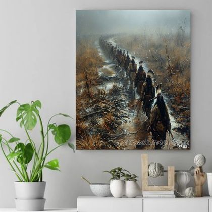 Path of the Ancestors Native American Canvas VA