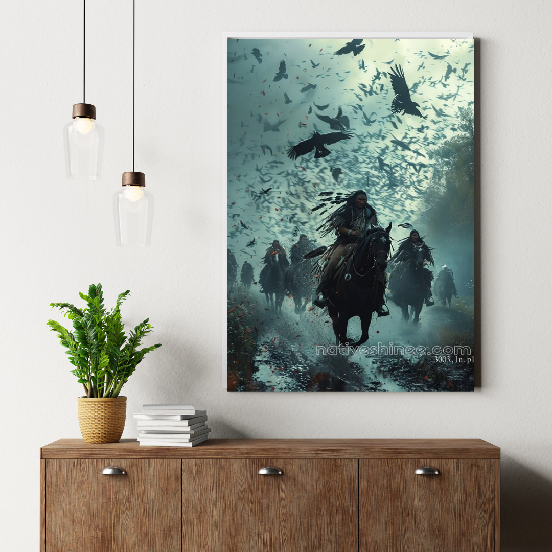 Stories of Wisdom: Native American Canvas