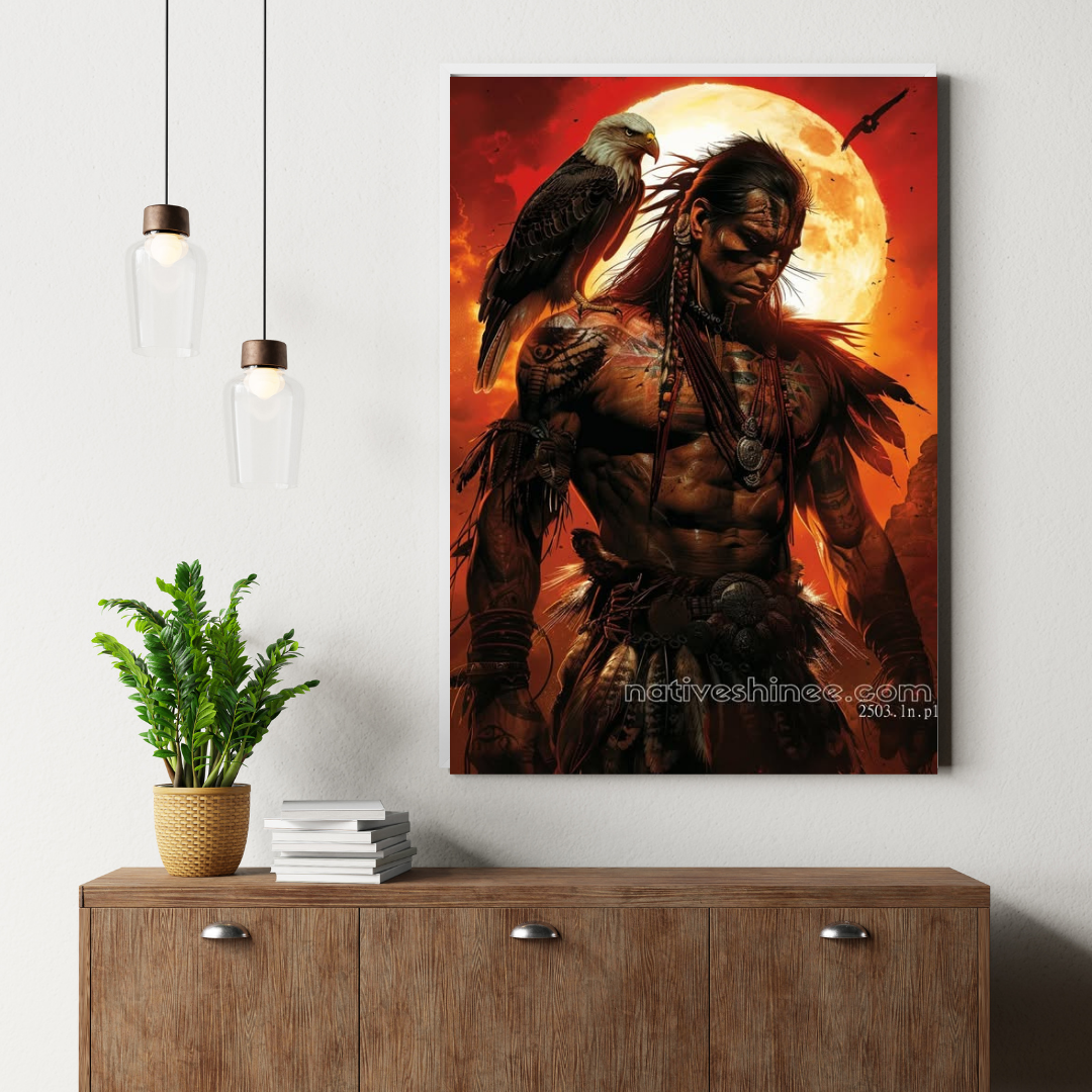 Wisdom Strength Native American Canvas