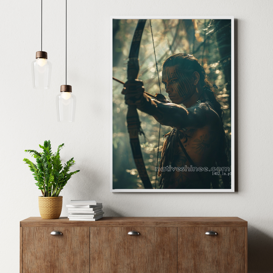 In The Heart Of The Forest Native American Canvas – NativeShinee