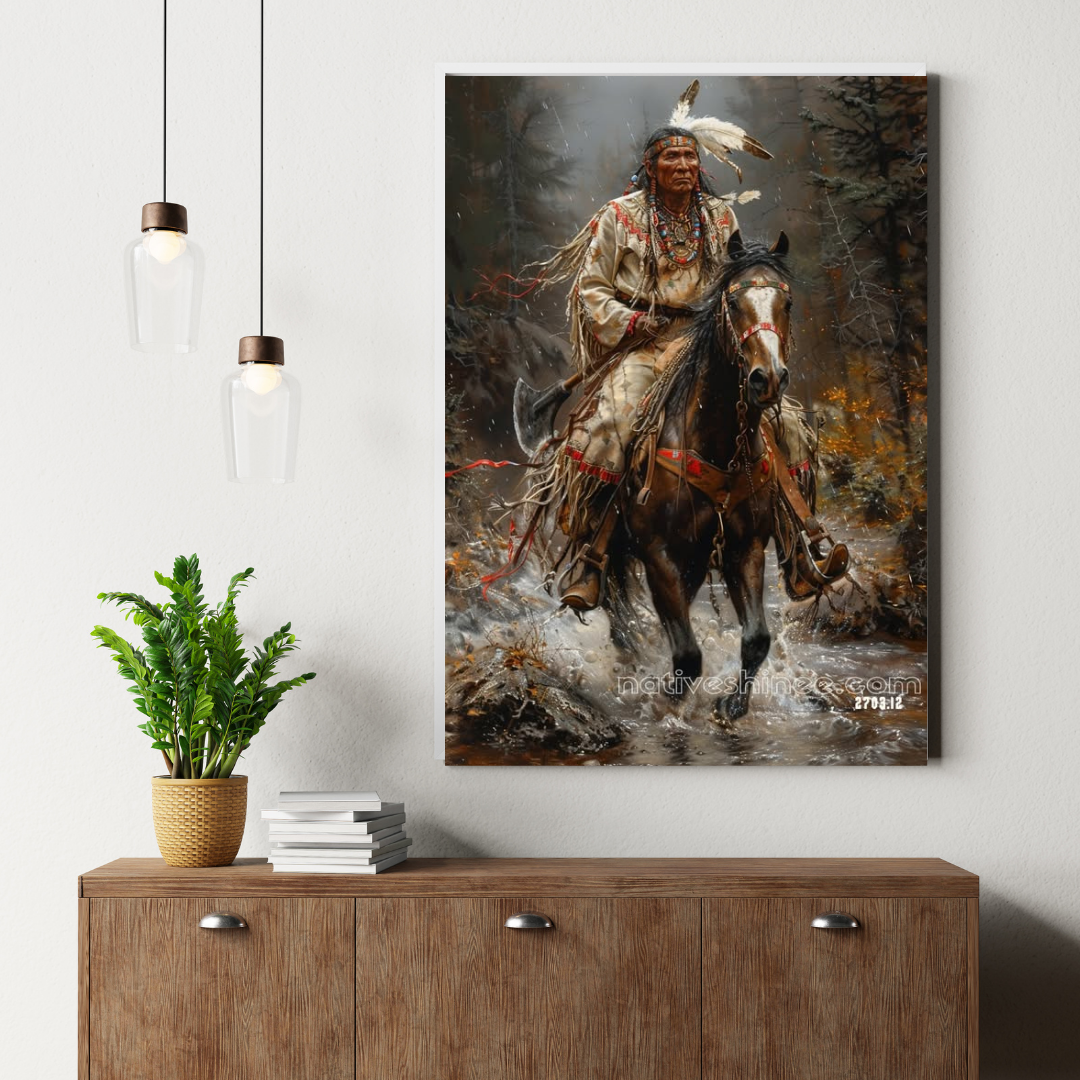 Storm Ally: Native American Canvas