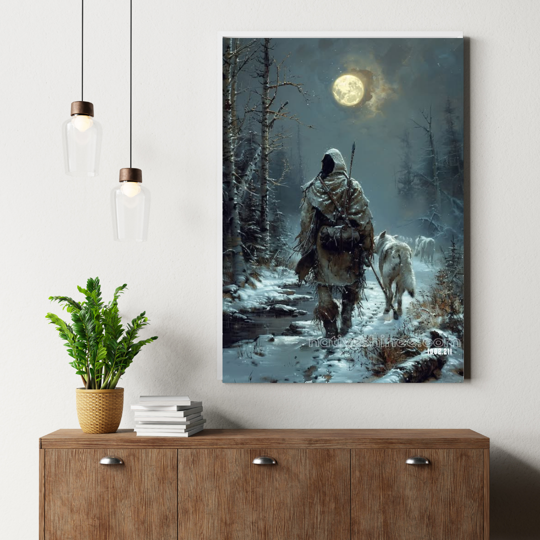Warrior's Journey Native American Canvas