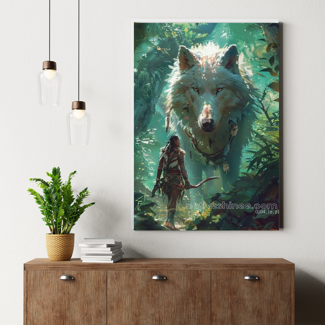 Rising Above Native American Canvas