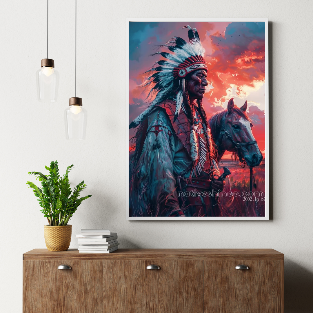 Warrior Spirit Native American Canvas