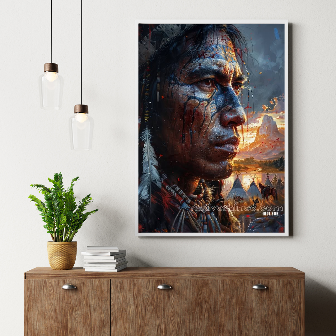 Warrior's Spirit Native American Canvas