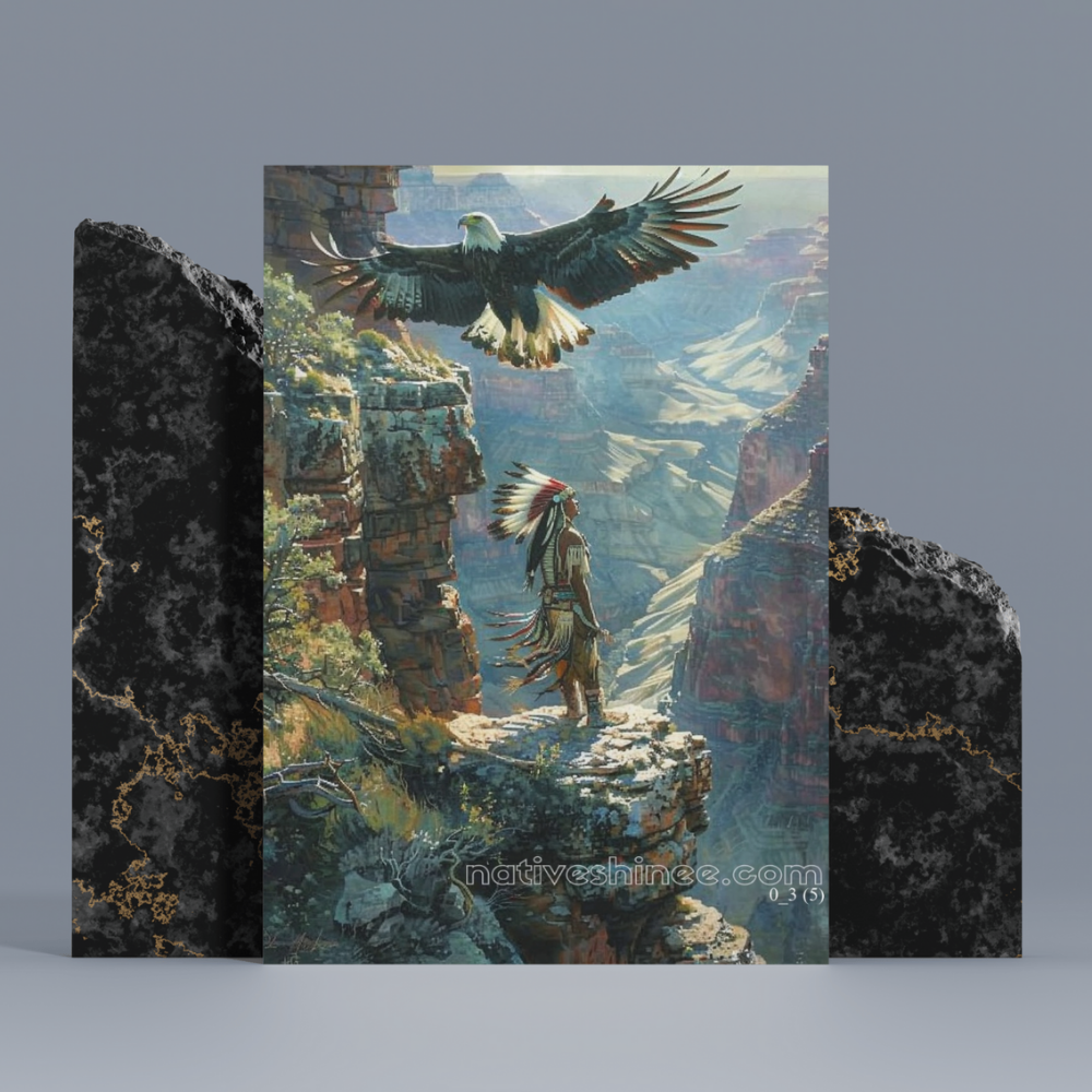 The Eagle’s Flight – Native American Canvas