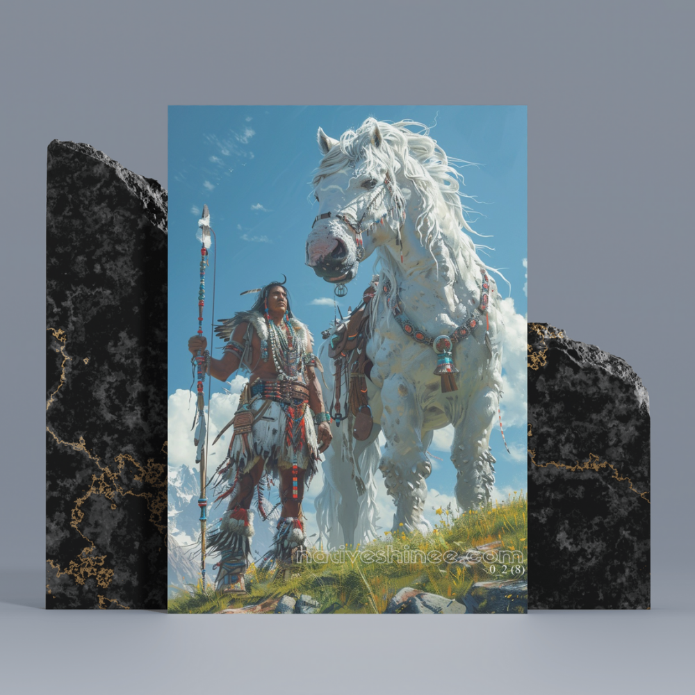 The Spirit of the Horse Native American Canvas